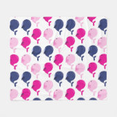 Walvissen, walvispatronen, Zeeen Fleece Deken (Voorkant (Horizontaal))