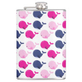 Walvissen, walvispatronen, Zeeen Heupfles (Voorkant)