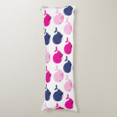 Walvissen, walvispatronen, Zeeen Lichaamskussen (Voorkant Verticaal)