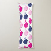 Walvissen, walvispatronen, Zeeen Lichaamskussen (Achterkant (Verticaal))