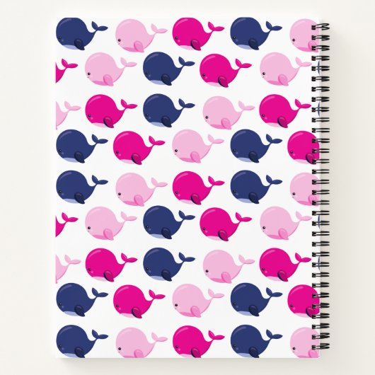 Walvissen, walvispatronen, Zeeen Notitieboek (Achterkant)