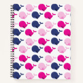 Walvissen, walvispatronen, Zeeen Notitieboek (Voorkant)