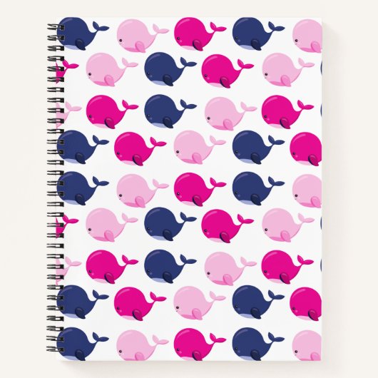 Walvissen, walvispatronen, Zeeen Notitieboek (Voorkant)