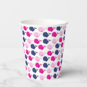 Walvissen, walvispatronen, Zeeen Papieren Bekers (Achterkant)