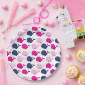 Walvissen, walvispatronen, Zeeen Papieren Bordje (Feest)