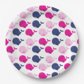 Walvissen, walvispatronen, Zeeen Papieren Bordje (Voorkant)