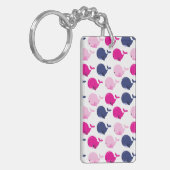 Walvissen, walvispatronen, Zeeen Sleutelhanger (Voorkant Links)