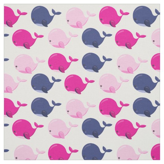 Walvissen, walvispatronen, Zeeen Stof (Swatch)