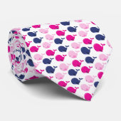 Walvissen, walvispatronen, Zeeen Stropdas (Opgerold)