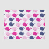 Walvissen, walvispatronen, Zeeen Tissuepapier (Voorkant)