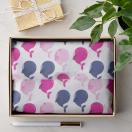 Walvissen, walvispatronen, Zeeen Tissuepapier