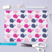 Walvissen, walvispatronen, Zeeen Tissuepapier (Craft)