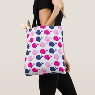 Walvissen, walvispatronen, Zeeen Tote Bag