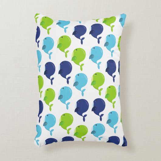 Walvissen, walvissen, Zeeen Accent Kussen (Voorkant(Verticaal))