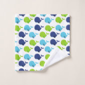 Walvissen, walvissen, Zeeen Bad Handdoek (Wasdoekje)