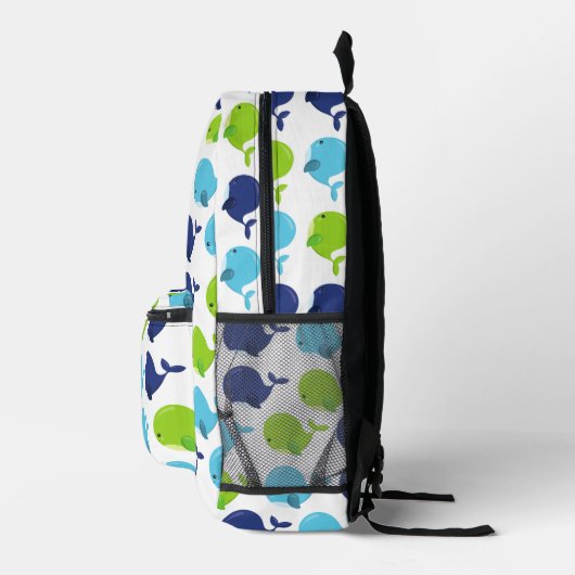 Walvissen, walvissen, Zeeen Bedrukte Rugzak (Rechts)