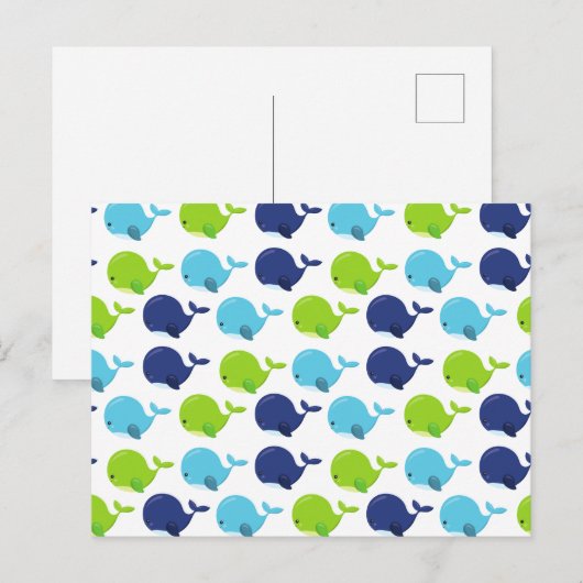 Walvissen, walvissen, Zeeen Briefkaart (Voorkant / Achterkant)