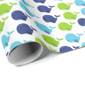 Walvissen, walvissen, Zeeen Cadeaupapier (Rol Hoek)