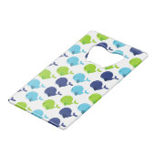 Walvissen, walvissen, Zeeen Creditkaart Flessenopener (Achterkant Gekanteld)