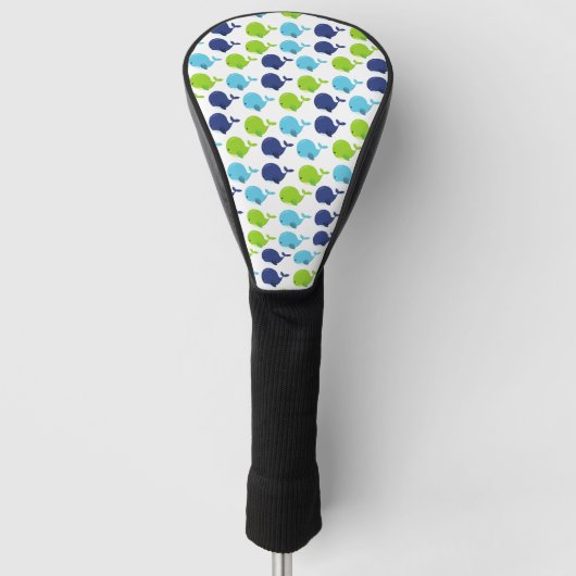 Walvissen, walvissen, Zeeen Golfheadcover (Voorkant)