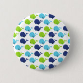 Walvissen, walvissen, Zeeen Ronde Button 5,7 Cm (Voorkant)