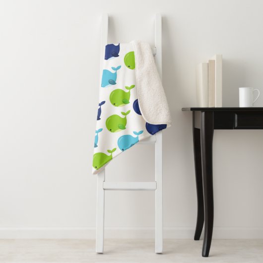 Walvissen, walvissen, Zeeen Sherpa Deken (In situ)