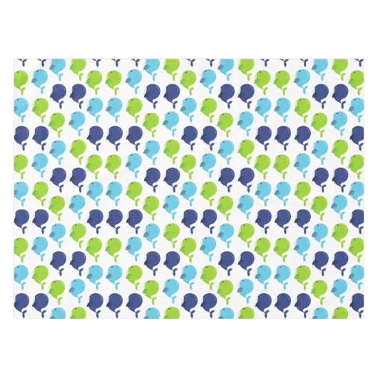 Walvissen, walvissen, Zeeen Tafelkleed (Voorkant (Horizontaal))