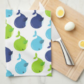 Walvissen, walvissen, Zeeen Theedoek (Quarter Fold)