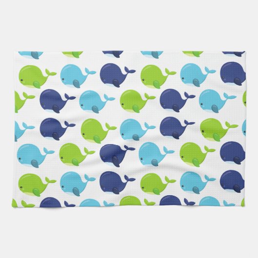 Walvissen, walvissen, Zeeen Theedoek (Horizontaal)