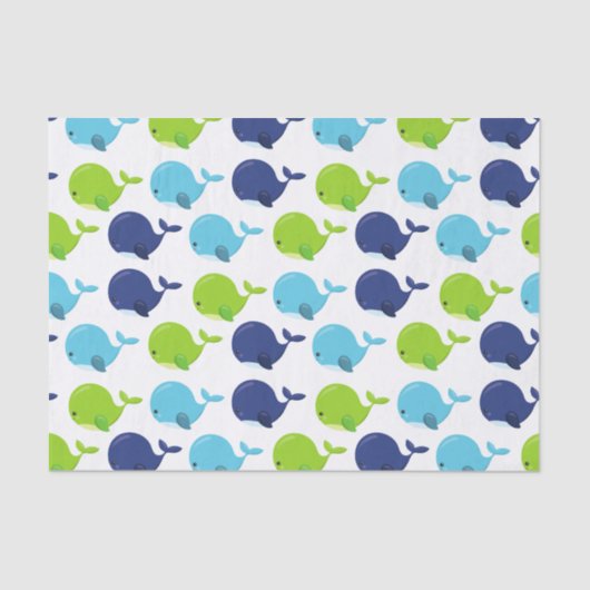 Walvissen, walvissen, Zeeen Tissuepapier (Voorkant)