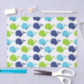 Walvissen, walvissen, Zeeen Tissuepapier (Craft)