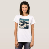 Walvissen Zee Ocean Bay of Fundy, Nova Scotia Cust T-shirt (Voorkant volledig)