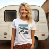 Walvissen Zee Ocean Bay of Fundy, Nova Scotia Cust T-shirt