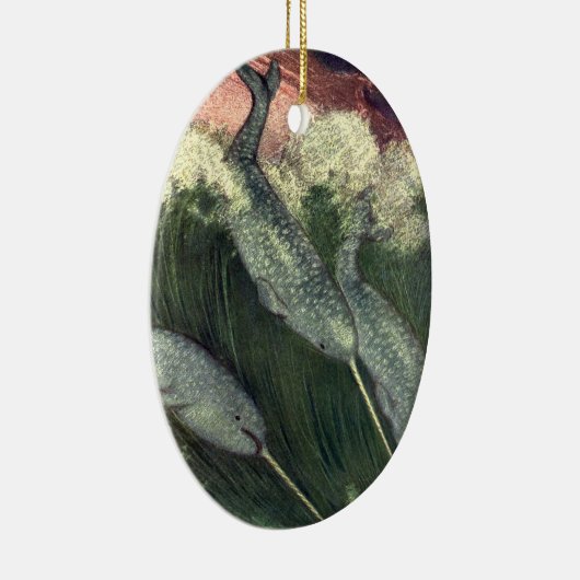  walvissen, zeedieren keramisch ornament (Rechts)