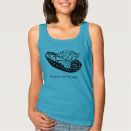 Walvissen zijn saaie basistanktop t-shirt