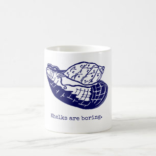 Walvissen zijn saaie mok marine