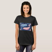 Walvissen zwemmen creatief samen t-shirt (Voorkant volledig)