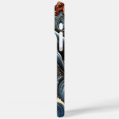 Walvissen zwemmen door levendige oceaangolven Case-Mate iPhone case (Achterkant / Links)