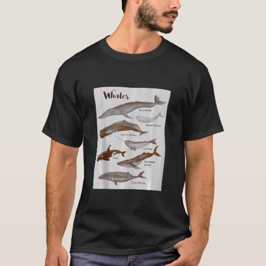 Walvissoort Zee zoogdieren zeezoogdieren Orc T-shirt (Voorkant)