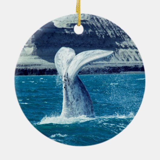 Walvisstaart - Argentinië Keramisch Ornament (Achterkant)