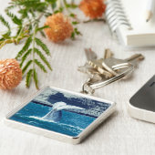 Walvisstaart - Argentinië Sleutelhanger (Zijkant)