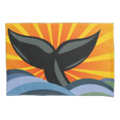 Walvisstaart en oceaangolven kussensloop (Voorkant-Links)