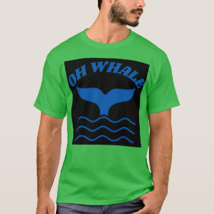 Walvisstaart in Zee Blue T-shirt