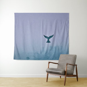 Walvisstaart Kunst Door De Nevel Wandkleed