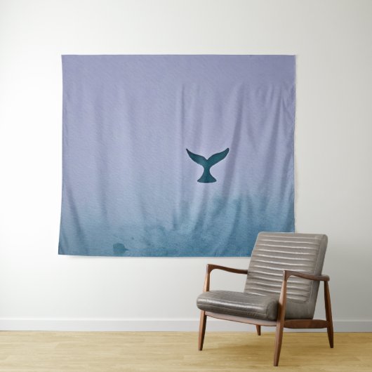 Walvisstaart Kunst Door De Nevel Wandkleed (In Situ (horizontaal))