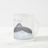 walvisstaart matglas koffiemok (Voorkant rechts)