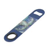 walvisstaart met schilderwerk van tattoo speed flessenopener (Voorkant Gekanteld)