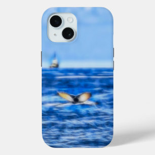 Walvisstaart Nautical Ship Blue Ocean iPhone 15 Case