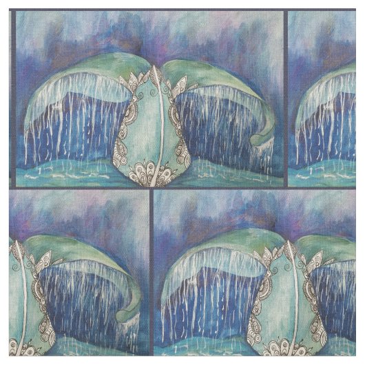 walvisstaart stof (Close Up)