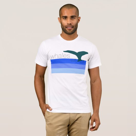 walvisstaart t-shirt (Voorkant volledig)